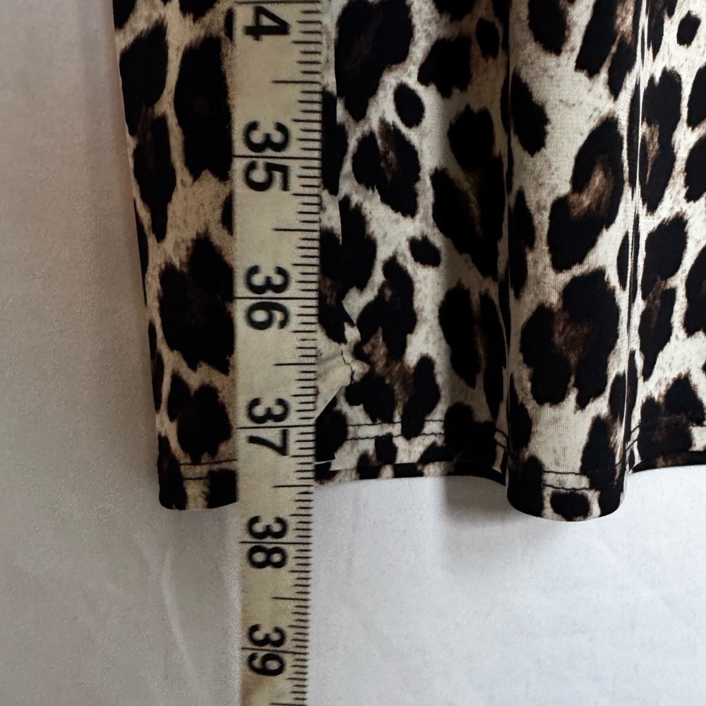 Halogen Animal Print Long Skirt Size L - Picture 4 of 7